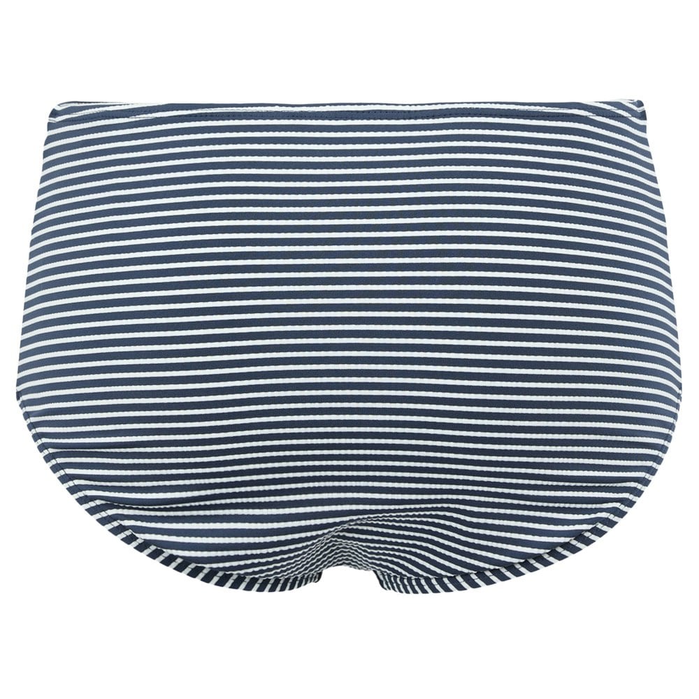 Regatta Womens Paloma Seeksucker Stripes Swim Briefs - Navy/White