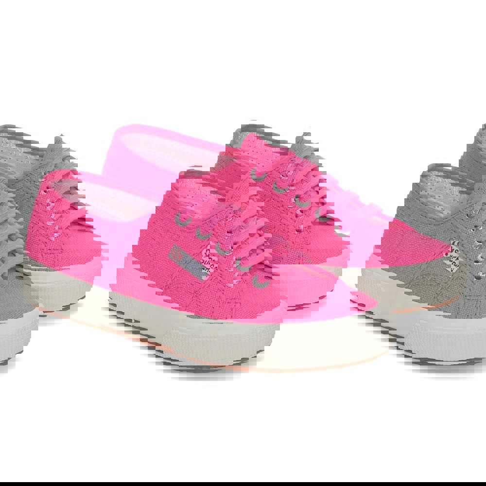 Superga 2750 OG Cotu Classic Women's Vegan Trainers - Neon Pink / Avorio