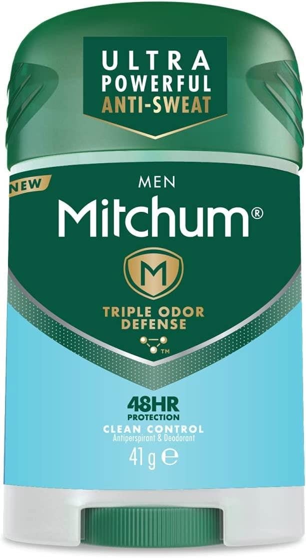 Mitchum Stick Anti-Perspirant Deodorant Clean Control 100ml Pack of 6