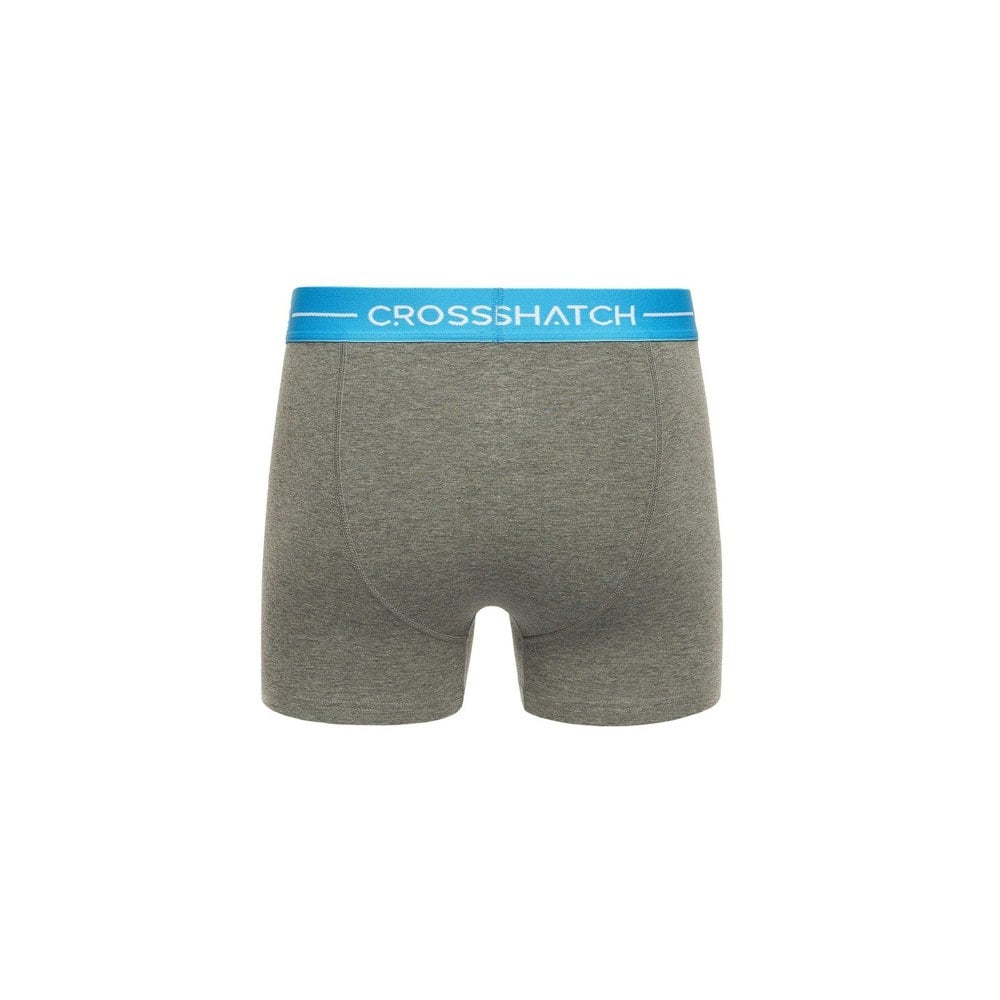 Crosshatch Mens Astral Boxer Shorts (Pack of 12) - Charcoal Marl