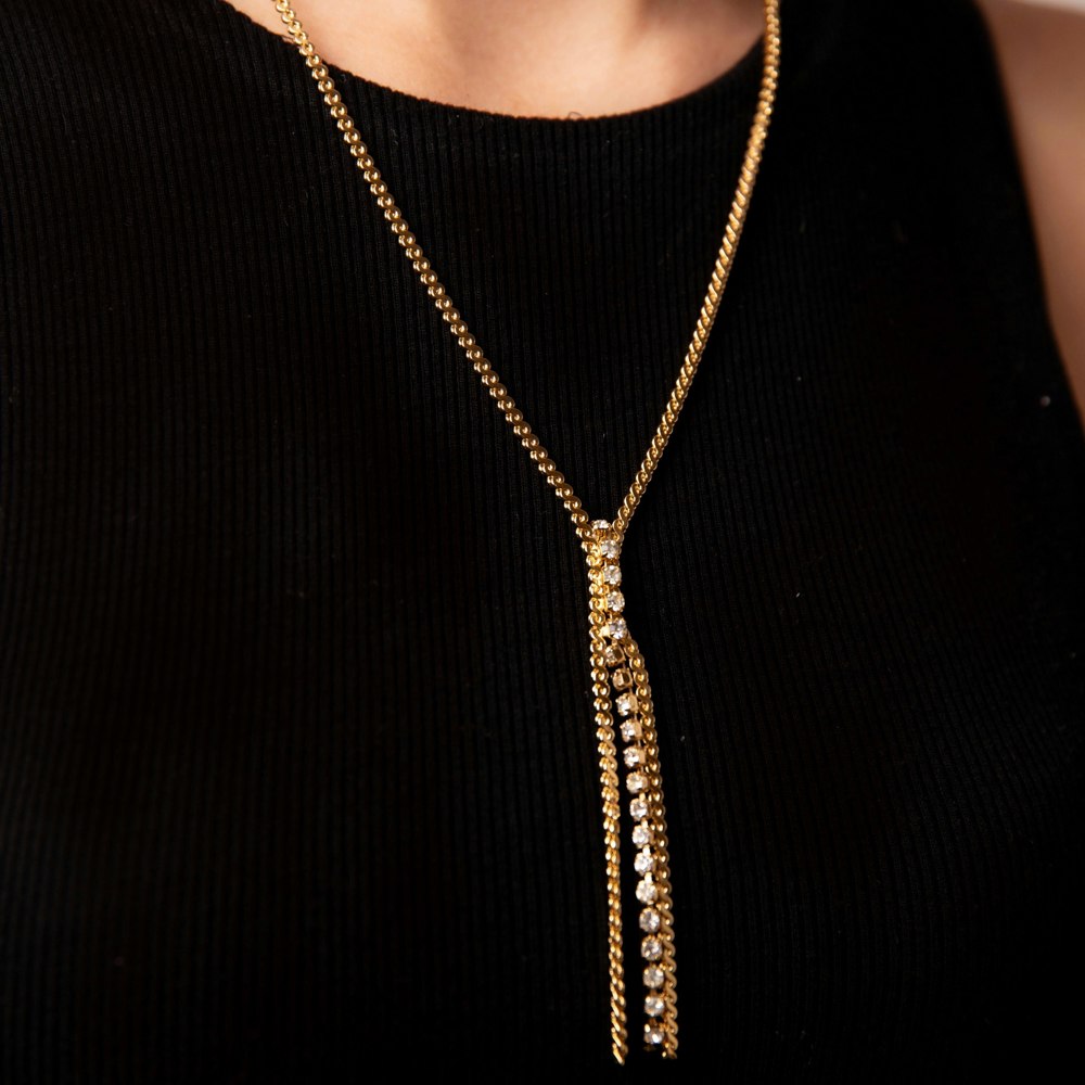 Gold Trip Vintage Triple Drop Necklace