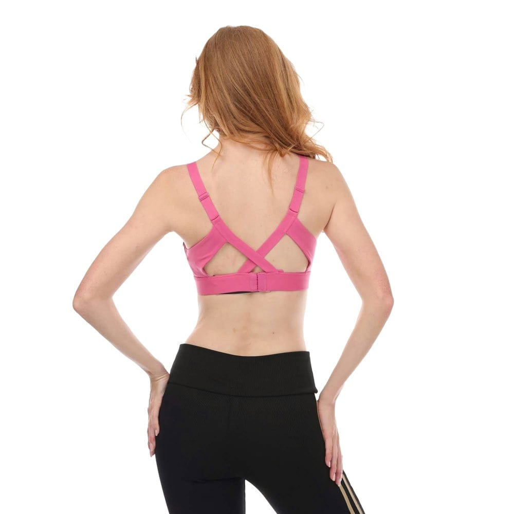 Adidas Womens Tailored Impact Training Sports Bra - Pink