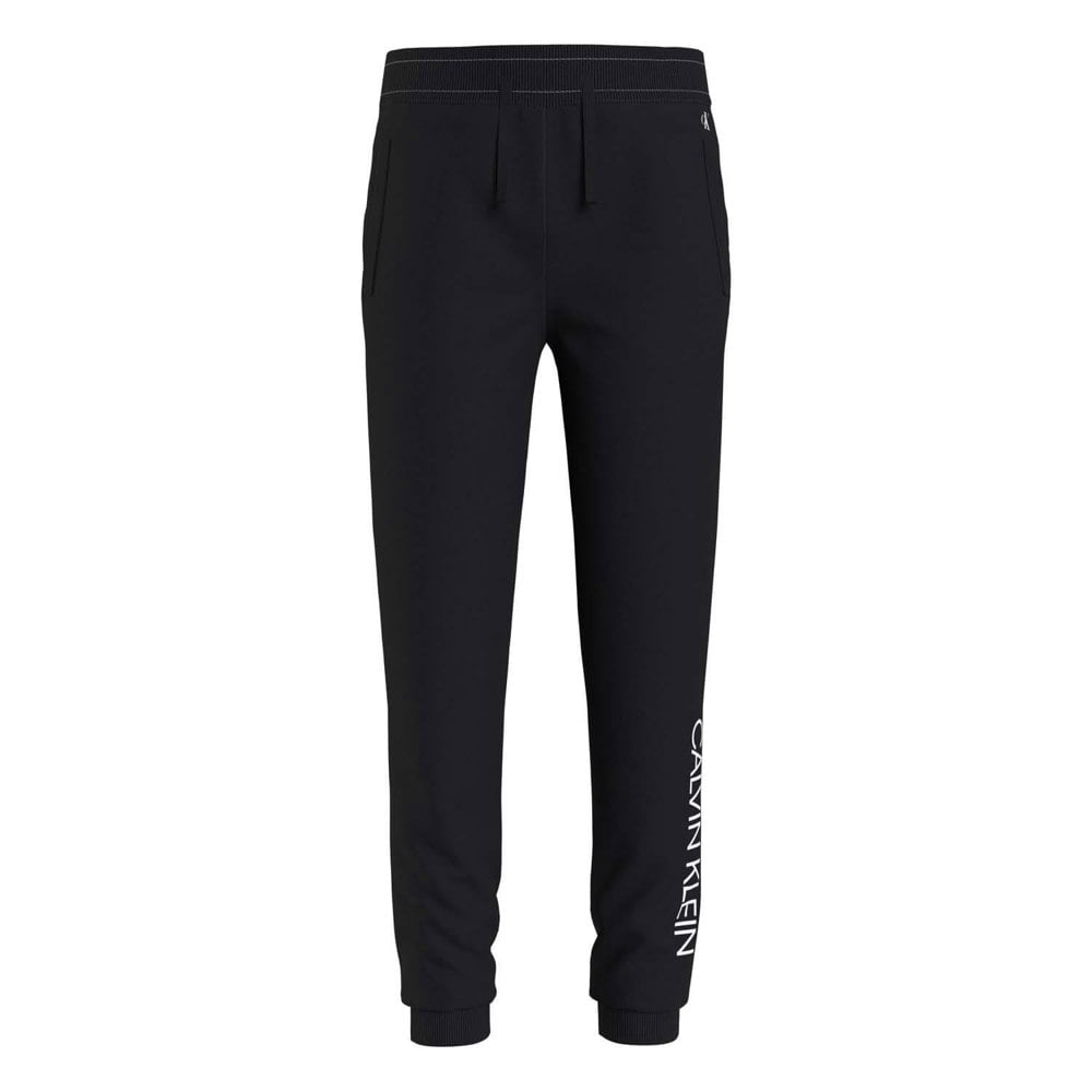 Calvin Klein Childrens/Kids Logo Jogging Bottoms - Black