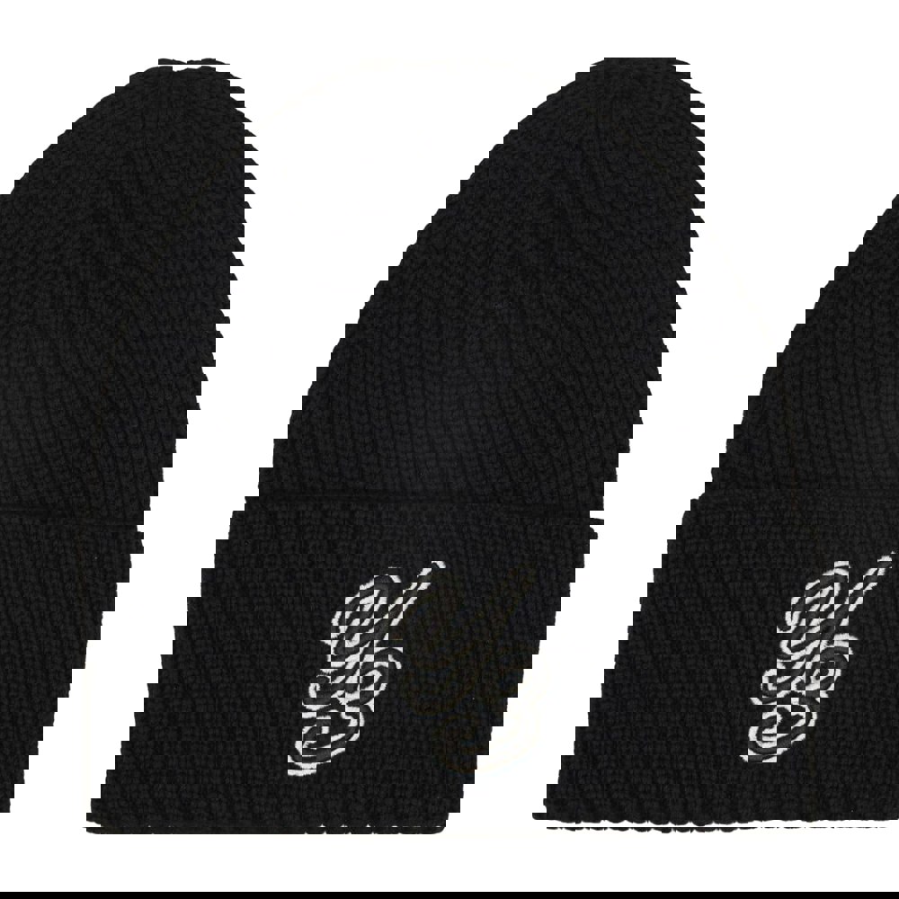 Y-3 Logo Wool Beanie - Black