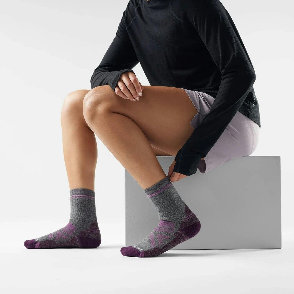 Smartwool Womens Full Cushion Crew Hiking Socks Grey