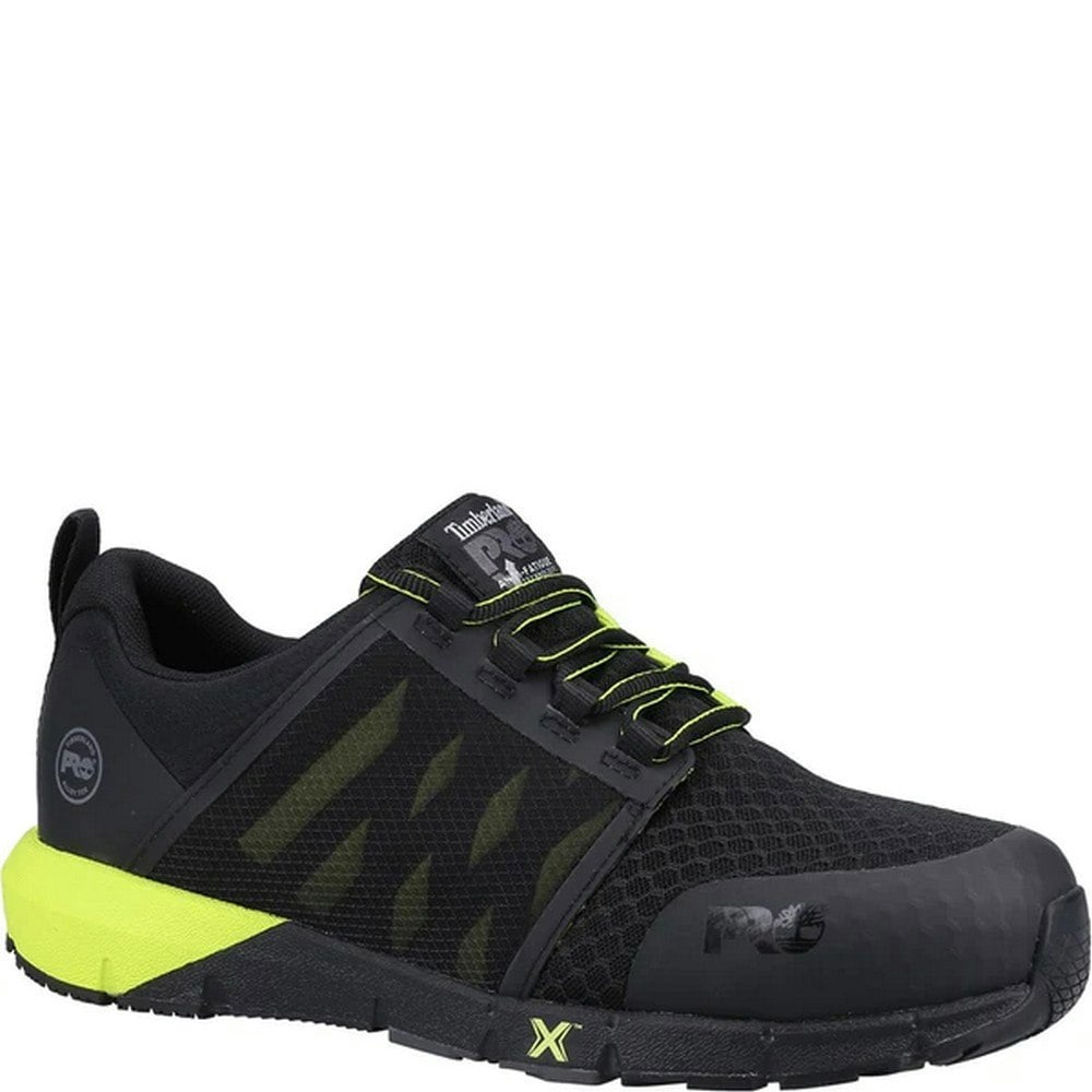 Timberland Mens Radius Work Trainers - Black/Hi Vis Yellow