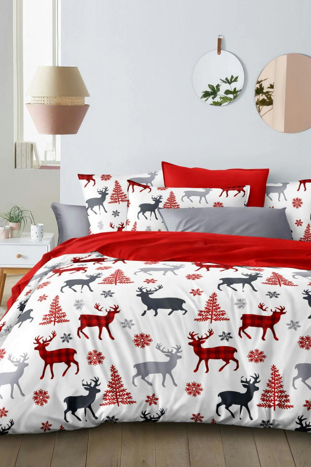 Ezysleep Reindeer Printed Duvet Set