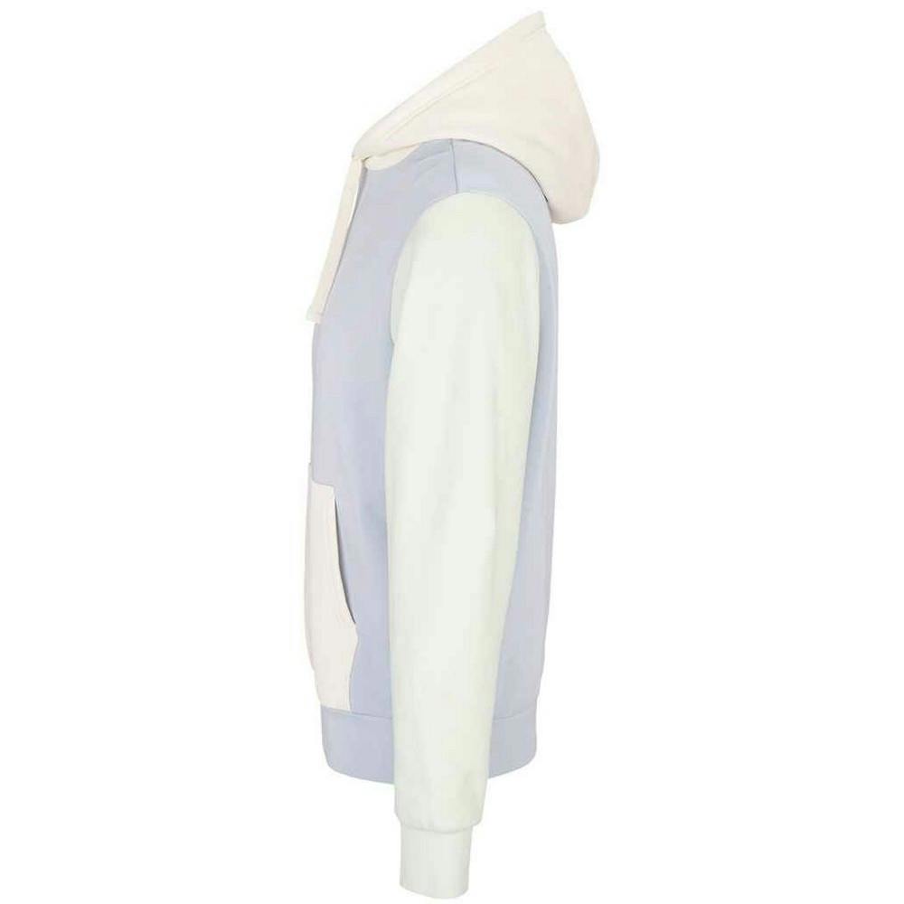 SOLS Unisex Adult Collins Contrast Organic Hoodie - Creamy Blue