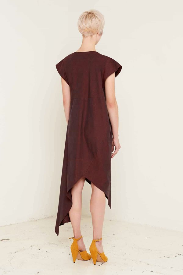 Bo Carter Heather Dress - Burgundy