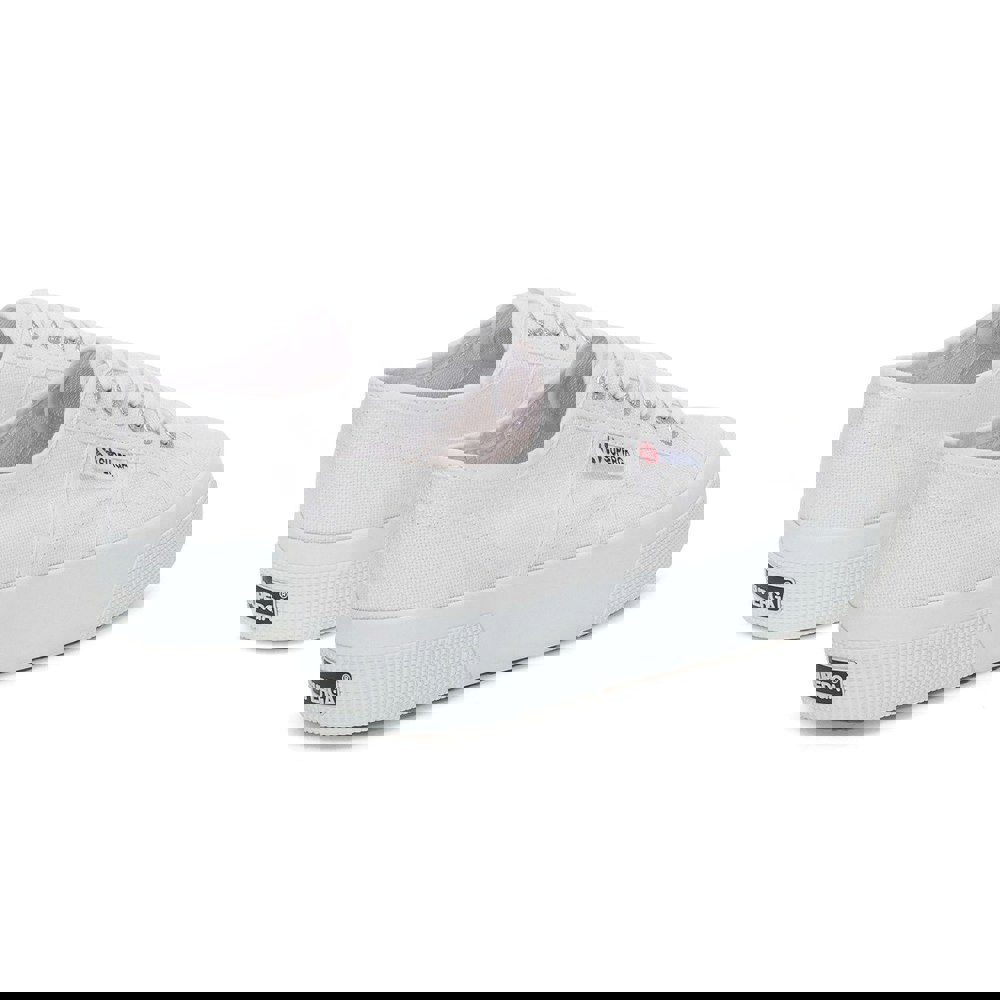 Superga Womens/Ladies 2740 Lace Up Platforms - White