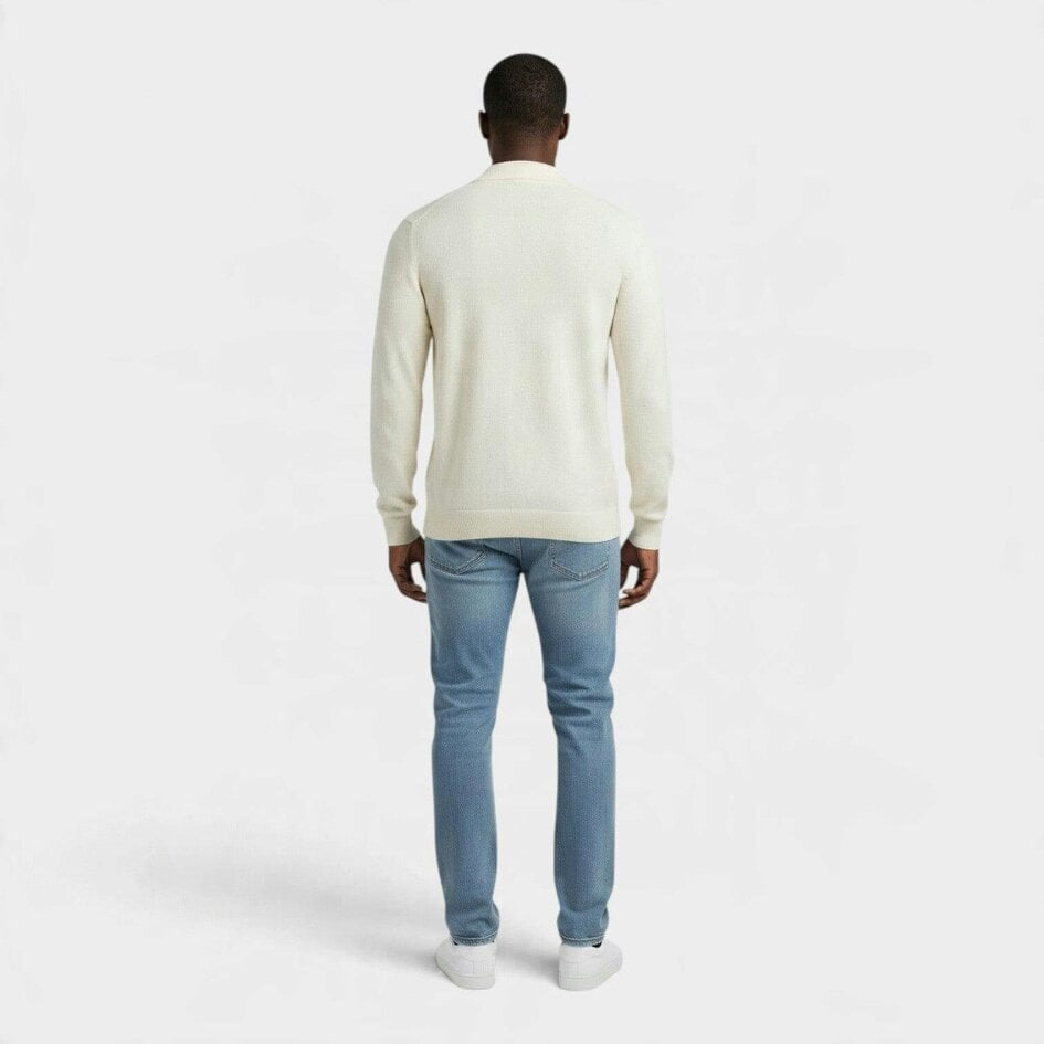 Orlebar Brown Polo Winslow White Sand