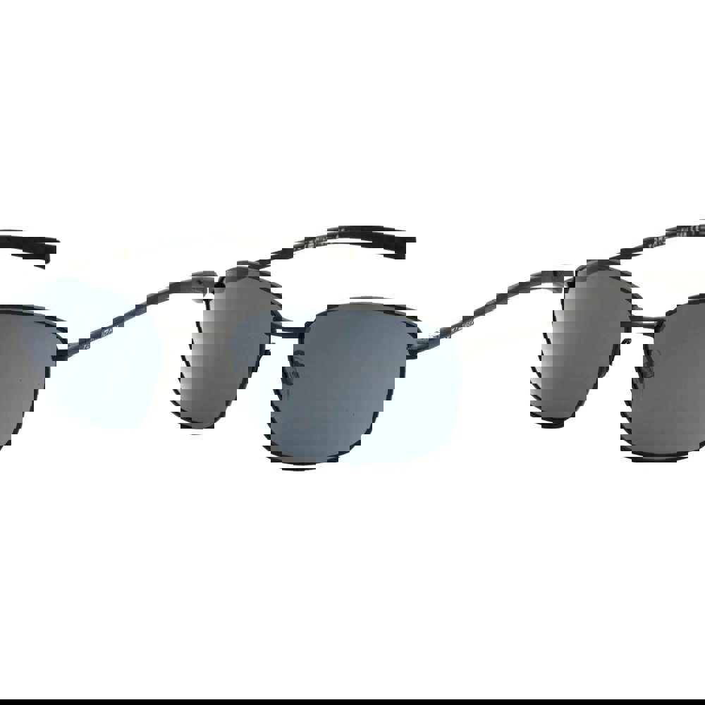 Tommy Hiliger Grey Lens Matte Black Sunglasses One Size