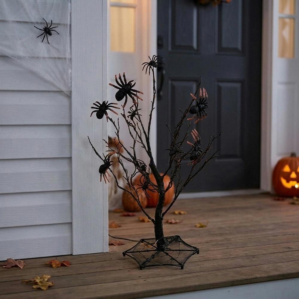 Garden Greatness Halloween LED Spider Tree Web Base