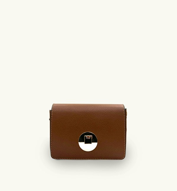 Apatchy London Tan Newbury crossbody bag