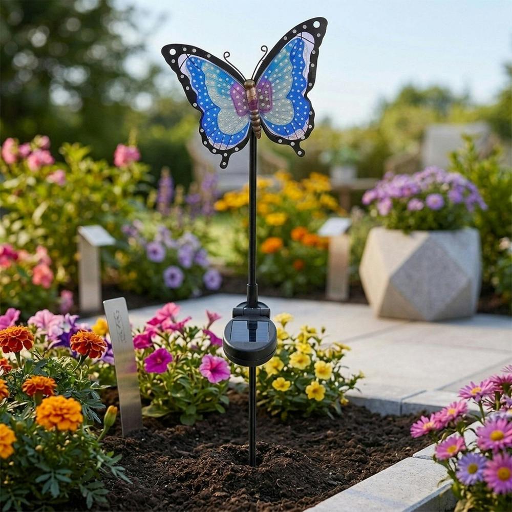Garden Greatness Papillon Butterfly Solar Garden Stake Light