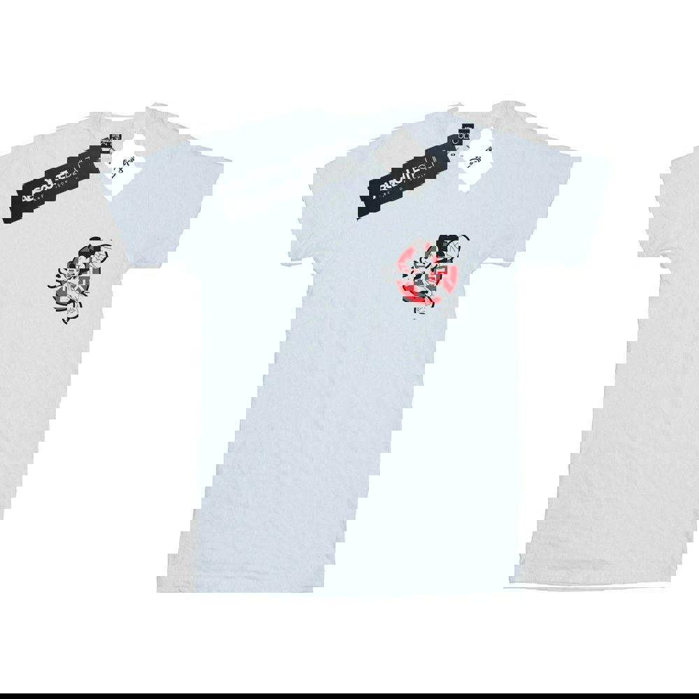 Disney Mens Mickey Mouse Dunking T-Shirt - White