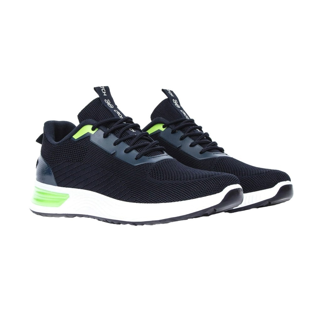 Crosshatch Mens Nyles Trainers - Navy