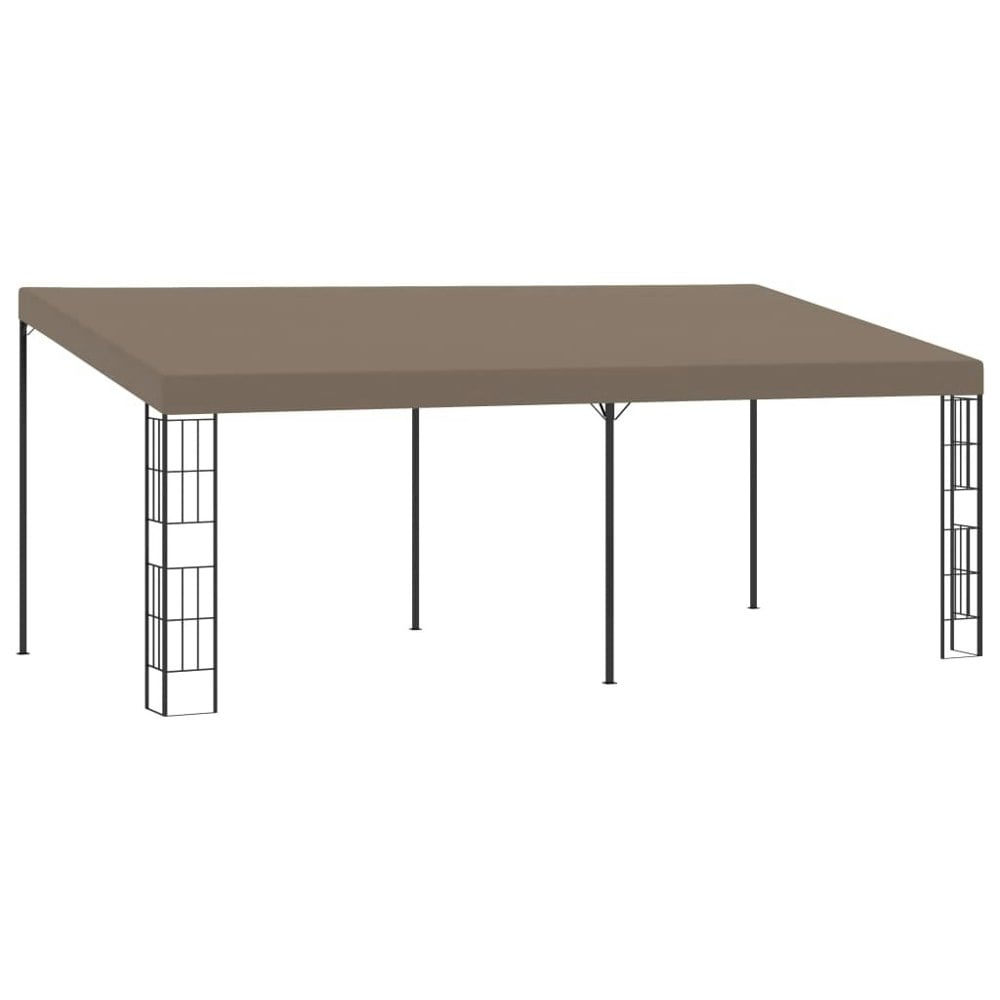 Berkfield Wall-mounted Gazebo 6x3 m Taupe Fabric