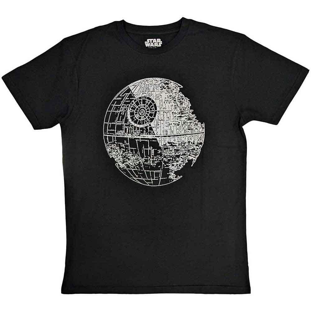 Star Wars Unisex Adult Death Star T-Shirt - Black