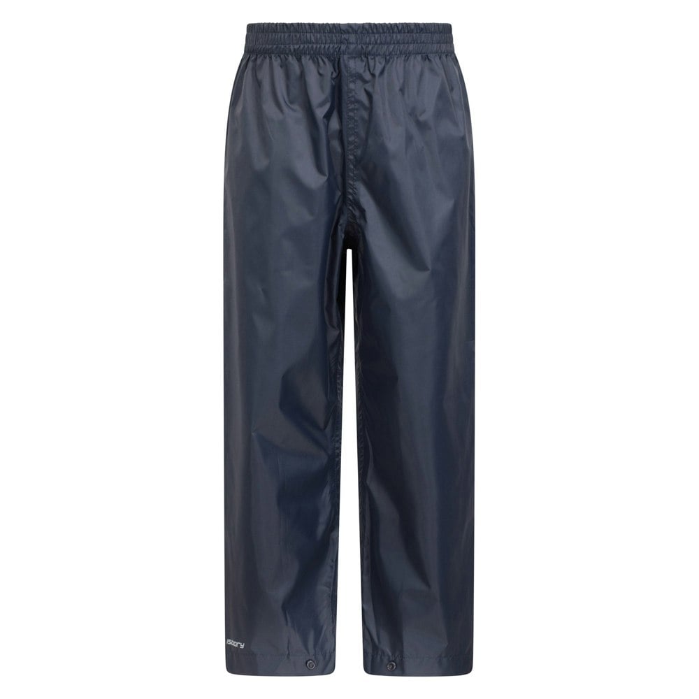 Mountain Warehouse Kids Pakka II Waterproof Over Trousers - Navy