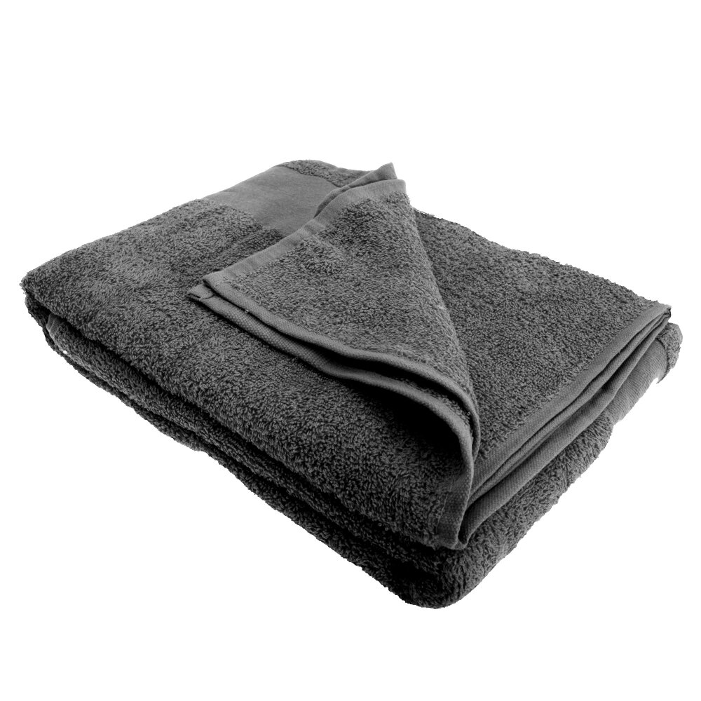 SOLS Island 100 Bath Sheet / Towel (100 X 150cm) - Dark Grey - ONE - Dark Grey - 100% Cotton