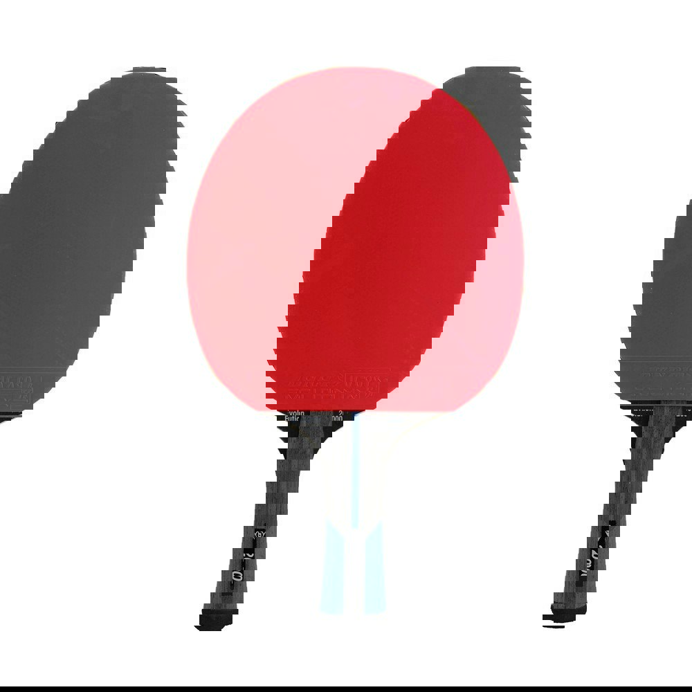 Dunlop Evolution 2000 Table Tennis Bat - Red/Black/Blue