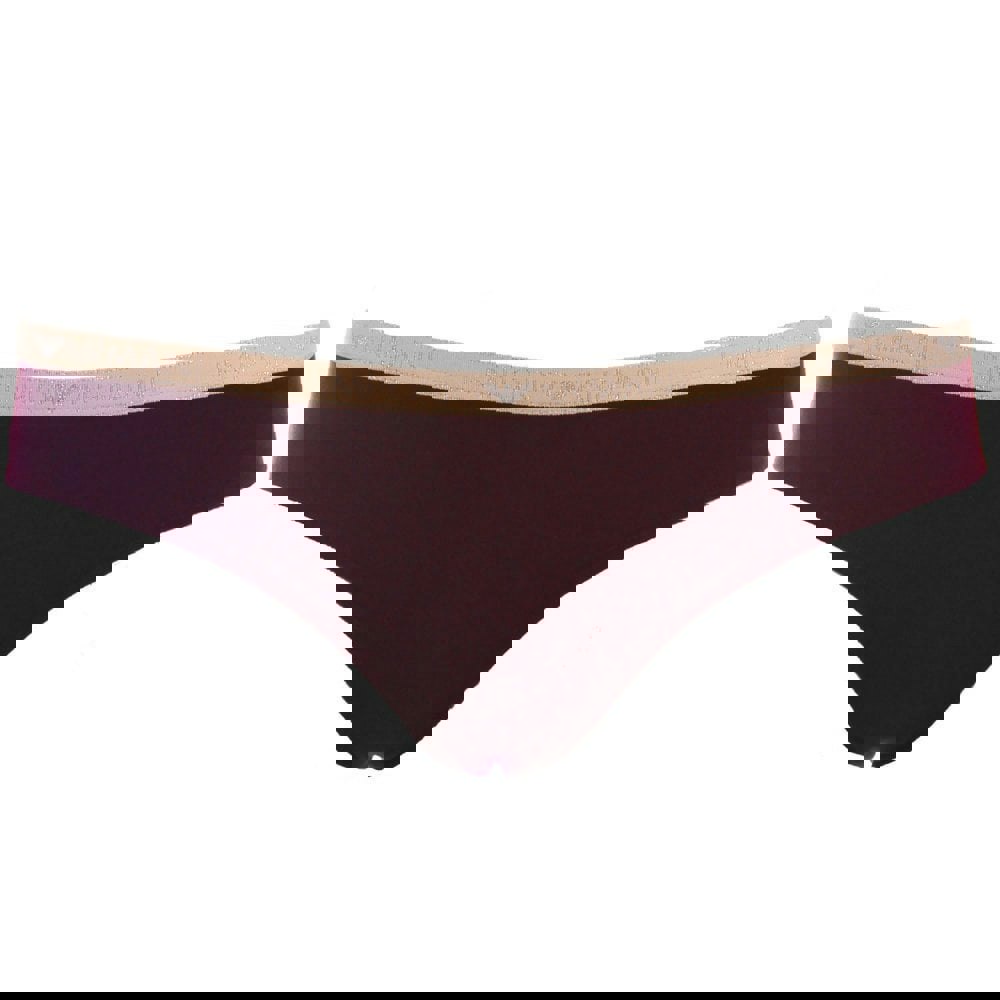 Emporio Armani Visibility Sparkle Logo Brief, Plum Violet