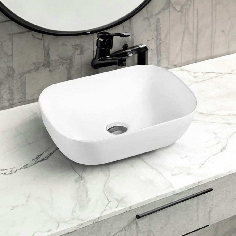 Limoge 7840 Ceramic Vert Oblong Countertop Basin
