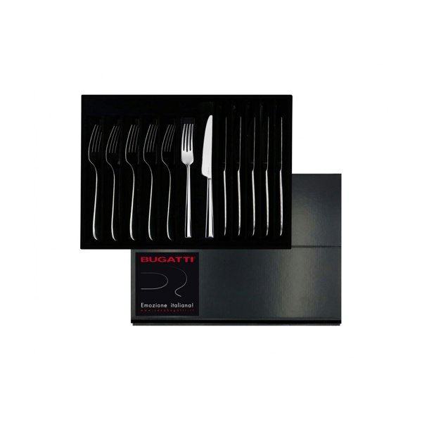 12 Piece Duetto Dessert Cutlery Set - Nick Munro