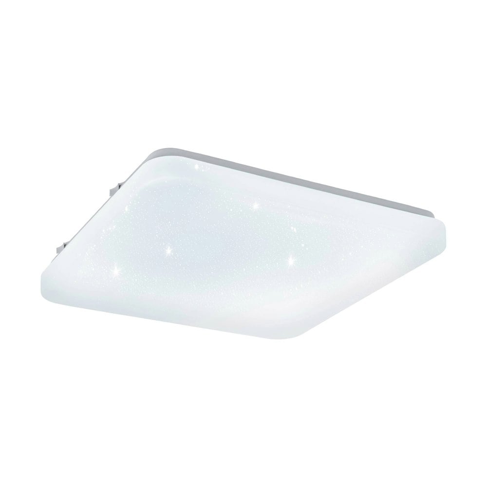 EGLO Frania-S LED Square Crystal Effect Wall/Ceiling Light