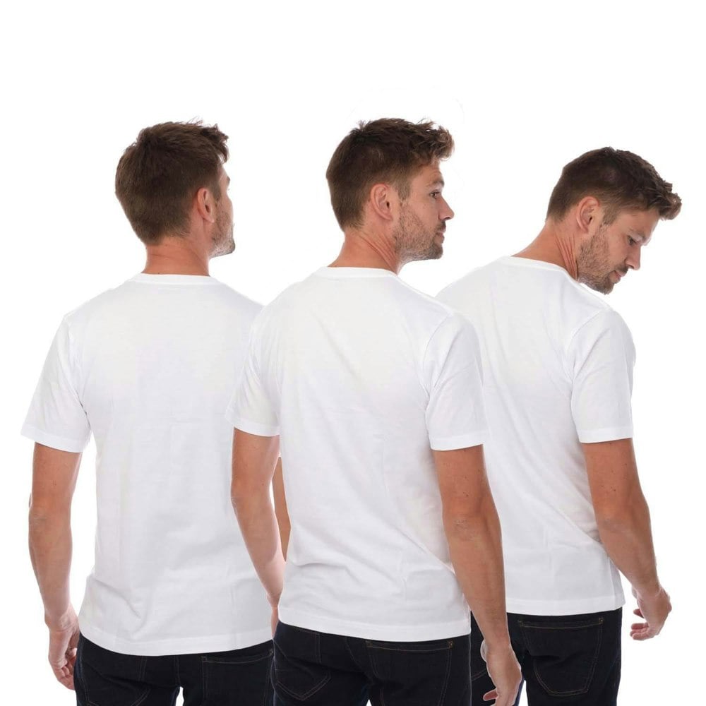 DKNY Mens Giants Lounge T-Shirt (Pack of 3) - White