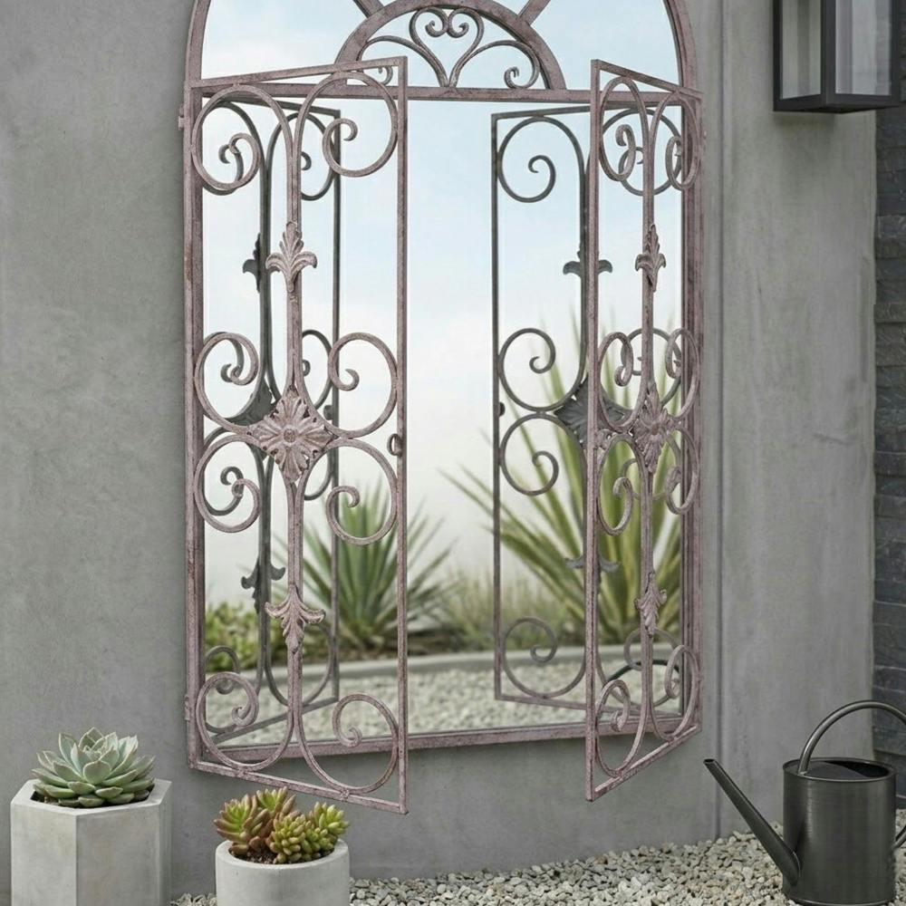 Garden Greatness Brixton Wrought Iron Garden Mirror