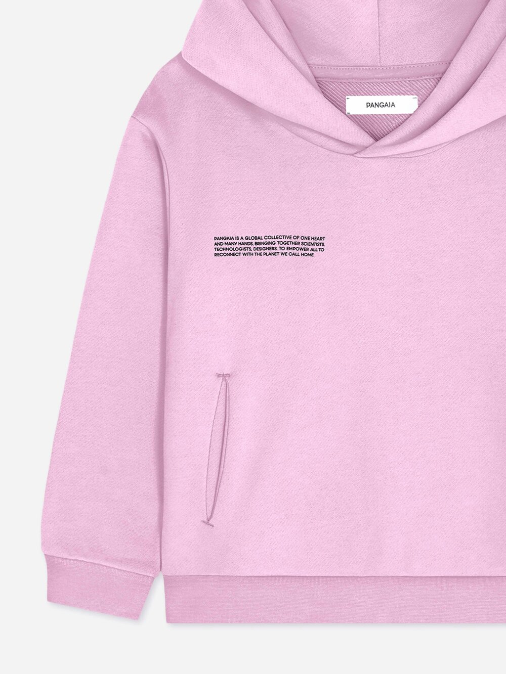 PANGAIA Kids NOOS Midweight Hoodie in Pink