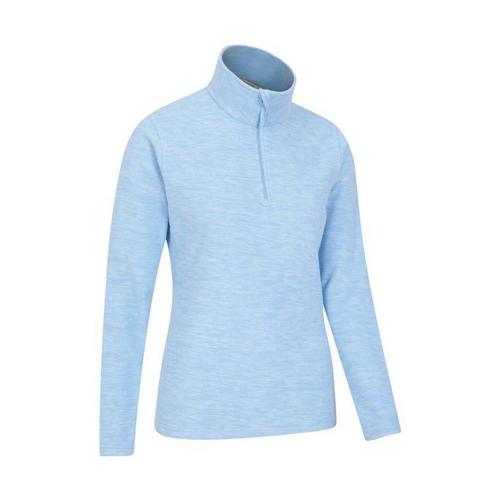 Mountain Warehouse Women's Snowdon Melange Fleece Top - Corn Blue