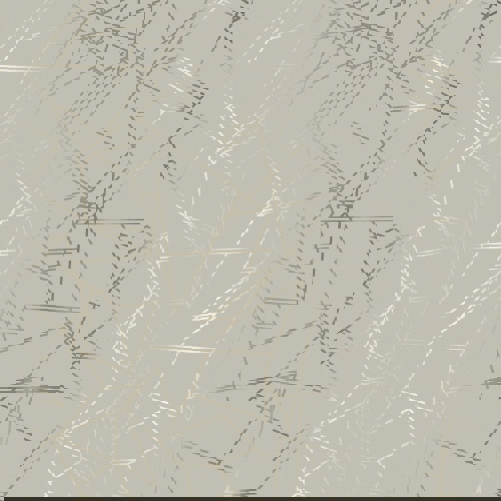 Angles pewter / limestone wallpaper by Erica Wakerly