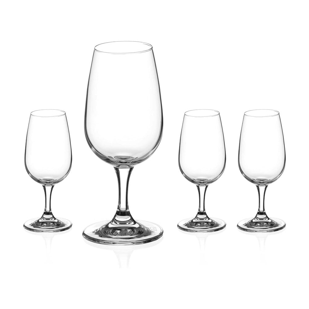 Diamante Auris Port and Wine Tasting Glasses - Set of 4