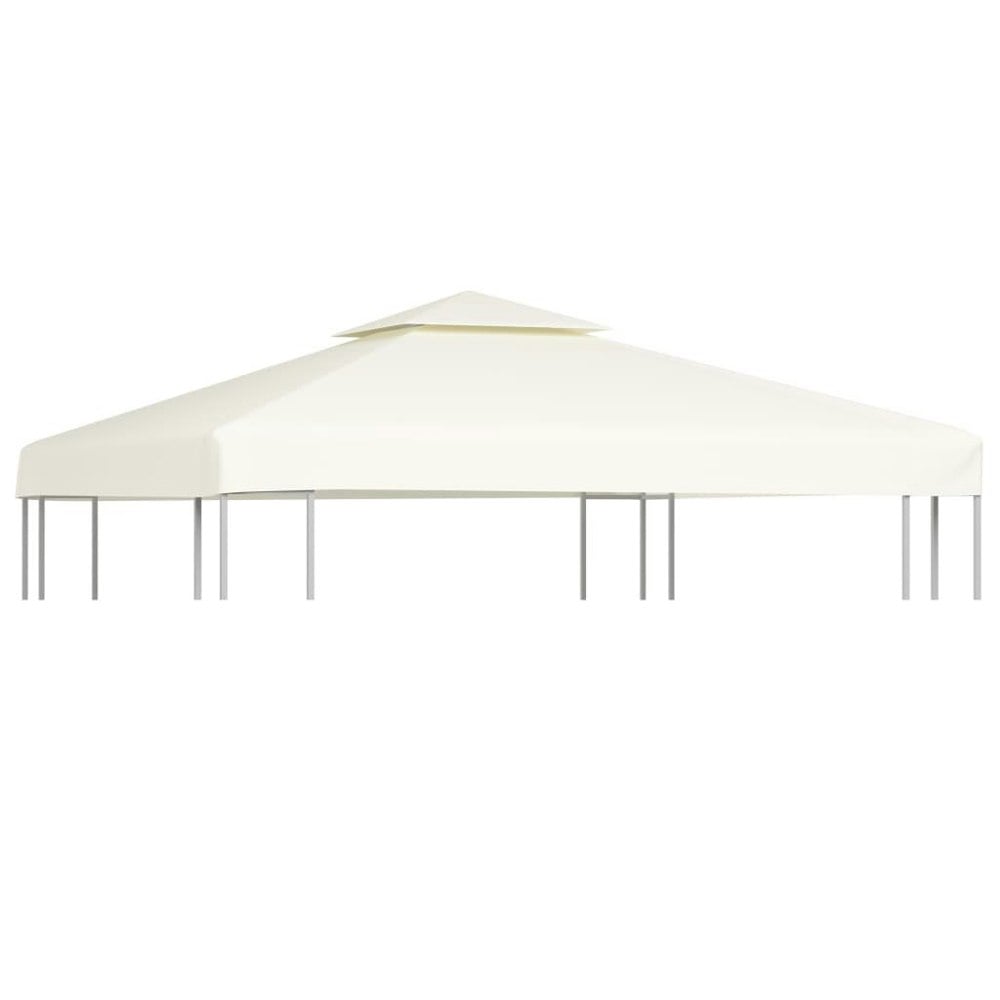 Berkfield Gazebo Cover Canopy Replacement 310 g / ma_ Cream White 3 x 3 m