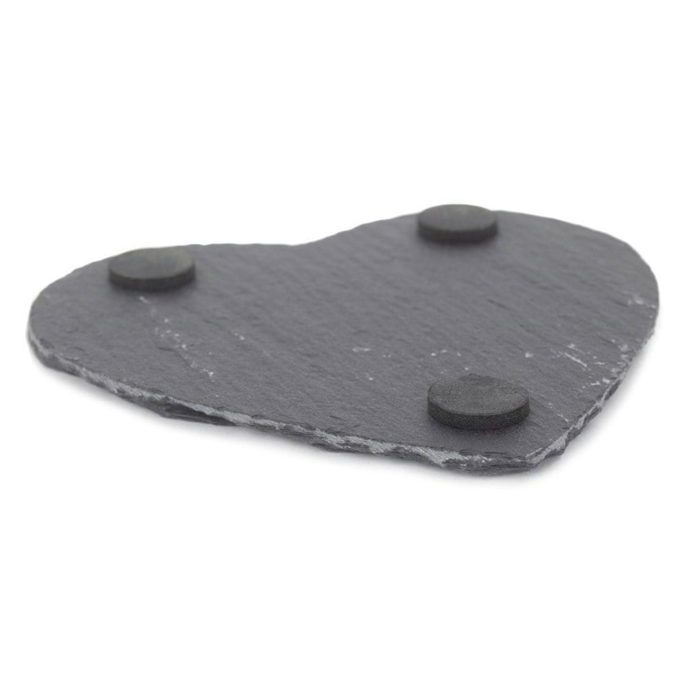 Drinks Heart-Shaped Slate Coaster