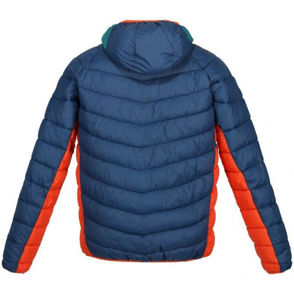 Regatta Mens Harrock Puffer Jacket - Admiral Blue/Pacific Green