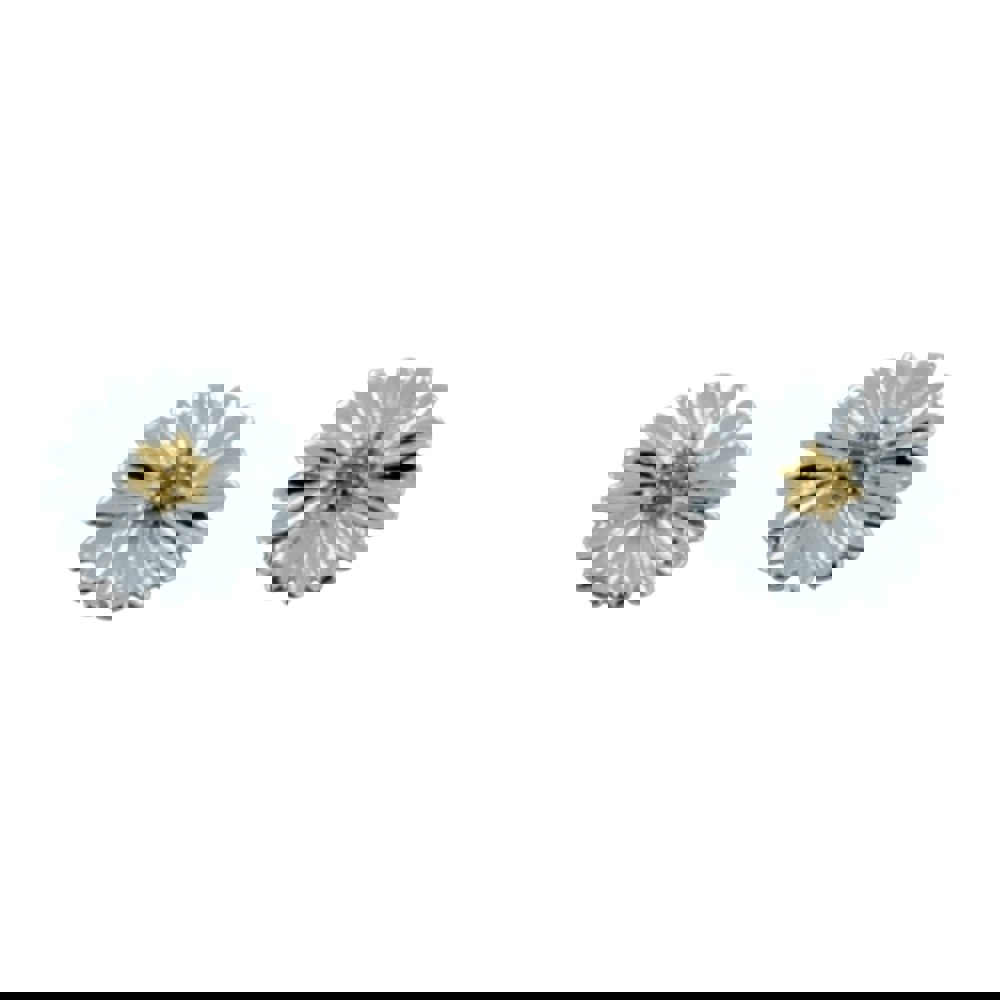 Daisy Sterling Silver Stud Earrings - Reeves & Reeves