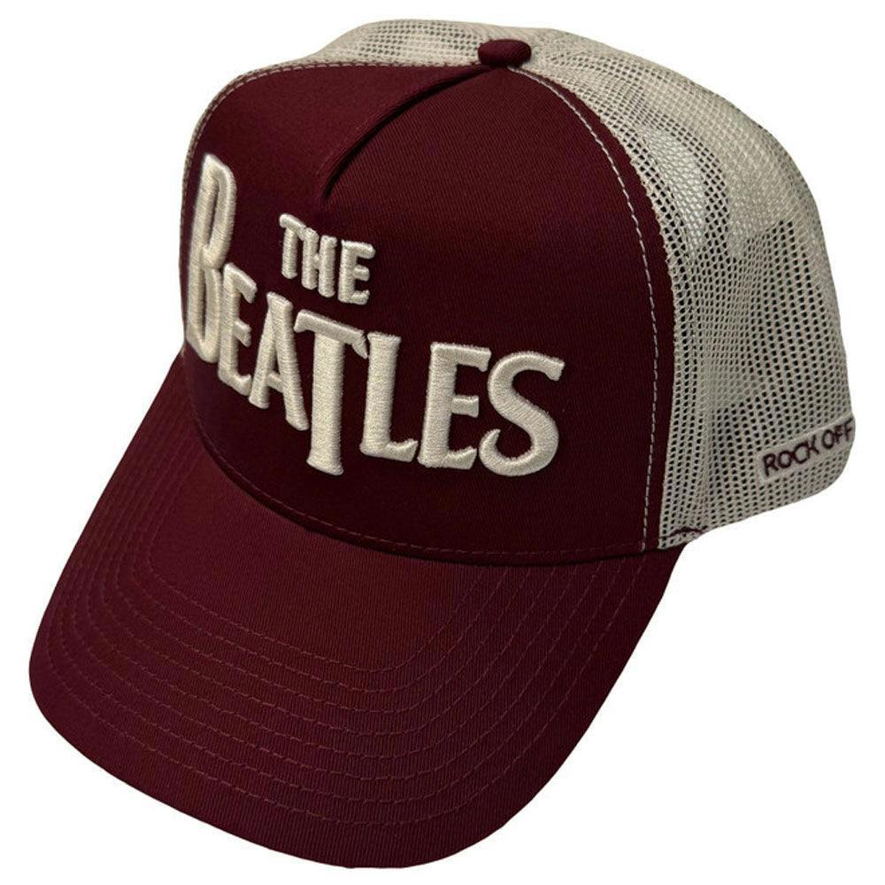 The Beatles Drop T Logo And Apple Trucker Cap
