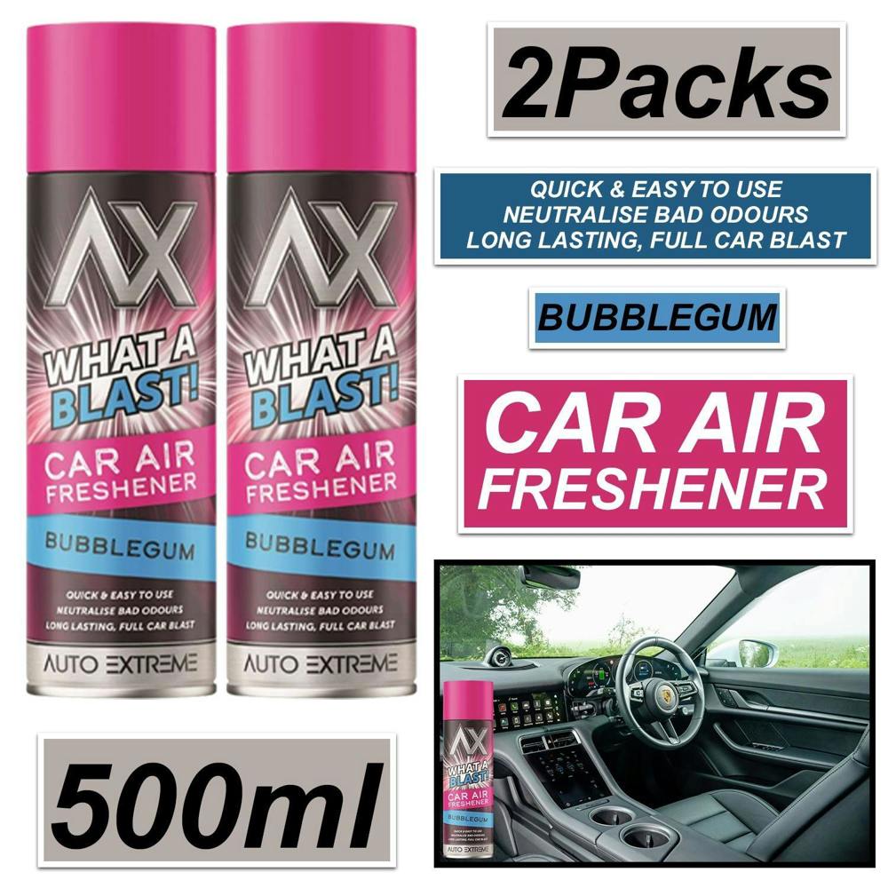 Auto Extreme 2X - What A Blast! Bubblegum Car Air Freshener Spray 500ml
