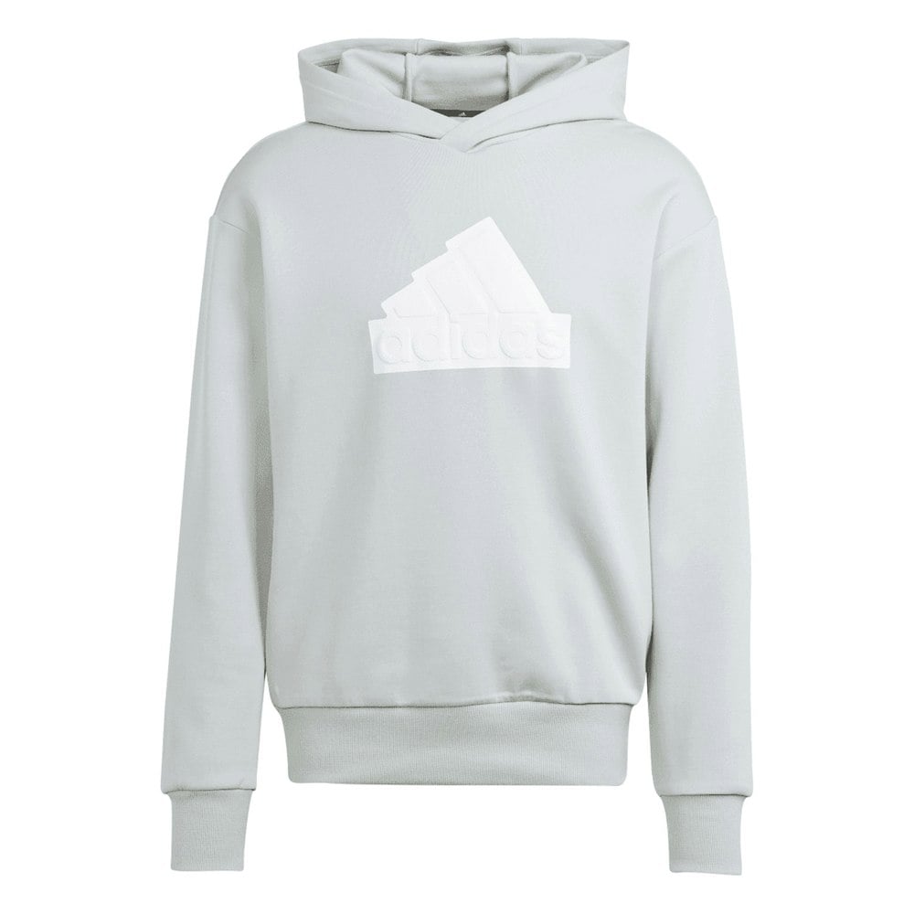 Adidas Mens Future Icons Badge Of Sport Hoodie - Silver