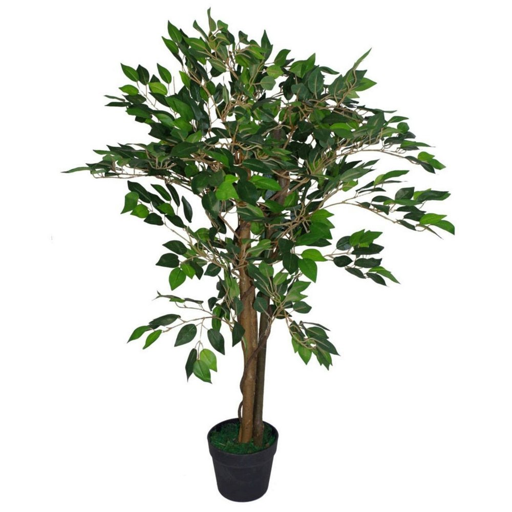 Leaf 90cm Leaf Realistic Artificial Ficus Tree / Plant