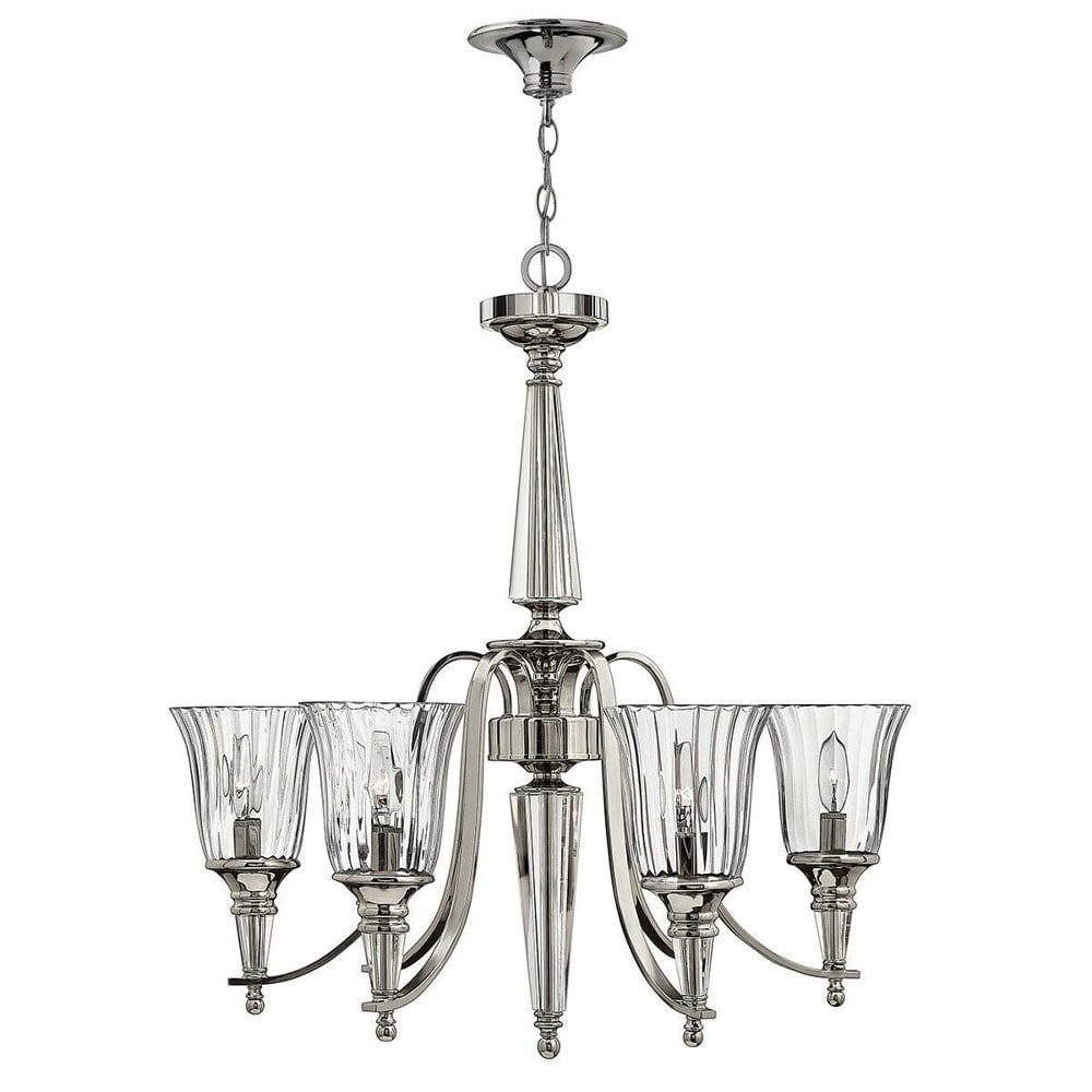 6 Bulb Chandelier Hanging Pendant LIght Sterling LED E14 60W Bulb Loops