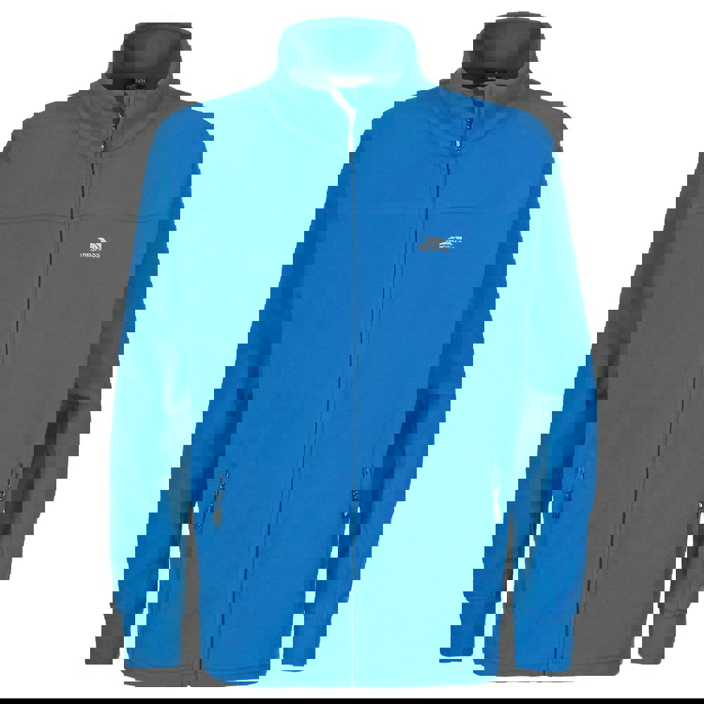 Trespass Men's Bernal Full Zip Fleece Jacket - Electric Blue