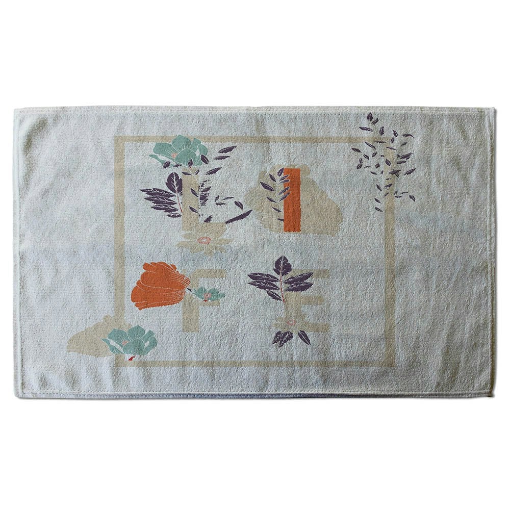 Benjamin Tate Design Life & Flowers (Bath Towel)