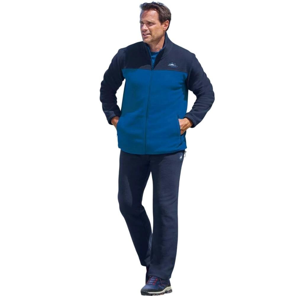 Atlas For Men Mens Fleece Tracksuit - Navy/Blue