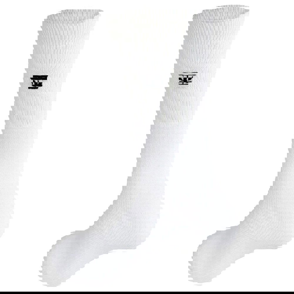 Duke Mens D555 Logan Kingsize Socks (Pack of 2) - White