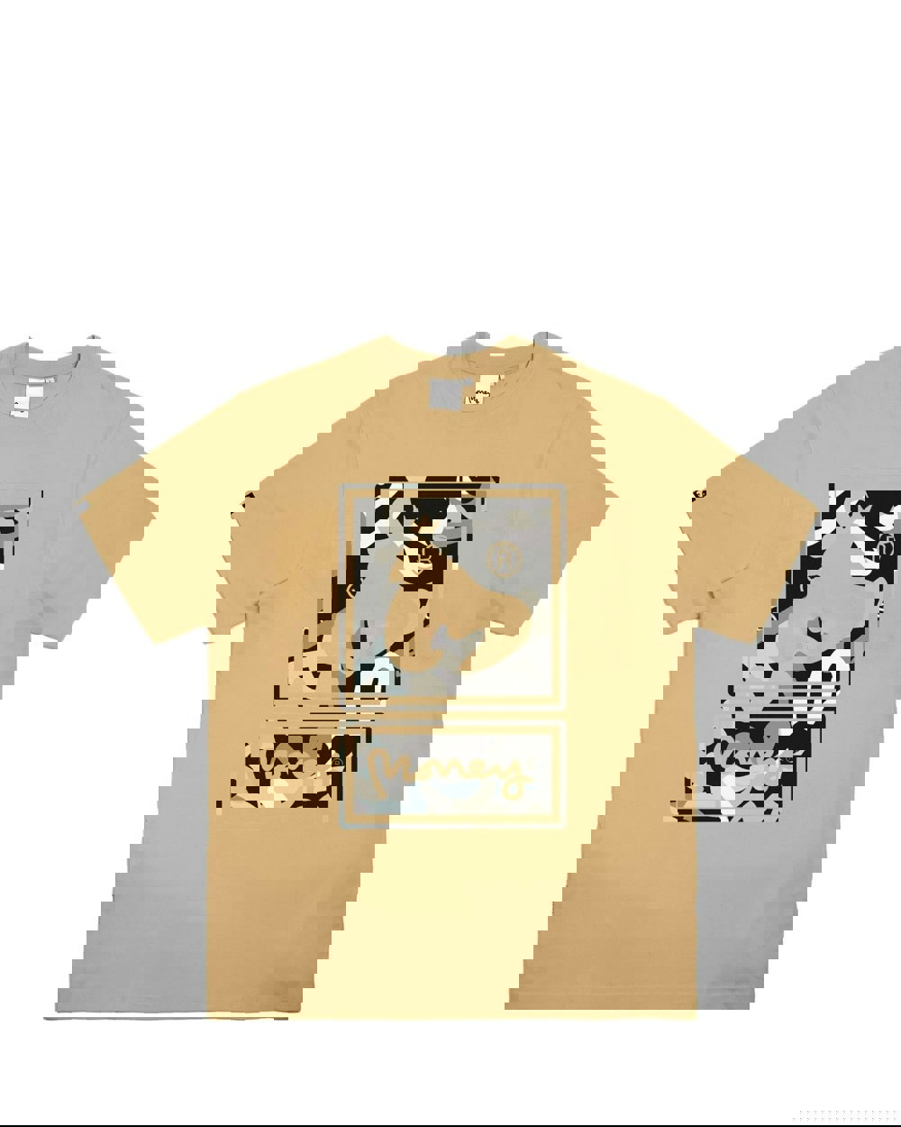 Money Sig Camo Stack Tee - Tan